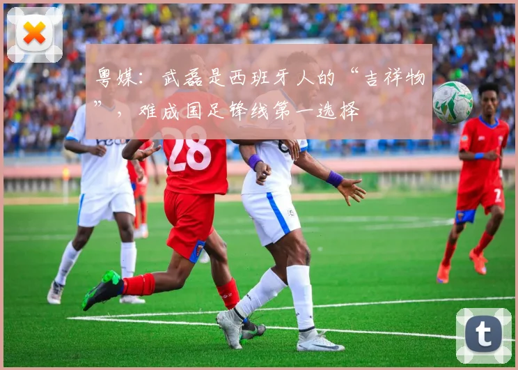 粤媒：武磊是西班牙人的“吉祥物”，难成国足锋线第一选择