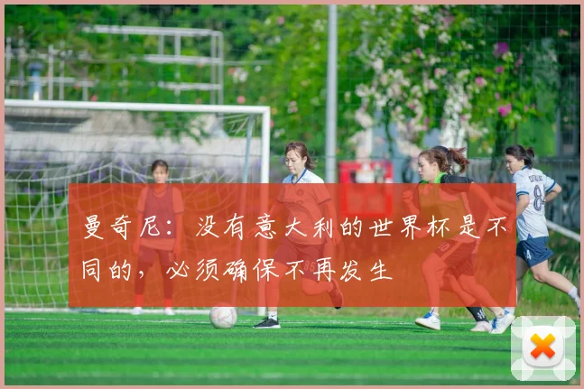 曼奇尼：没有意大利的世界杯是不同的，必须确保不再发生